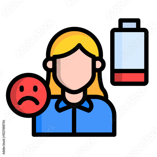 Burnout Prevention  Icon Element For Design	