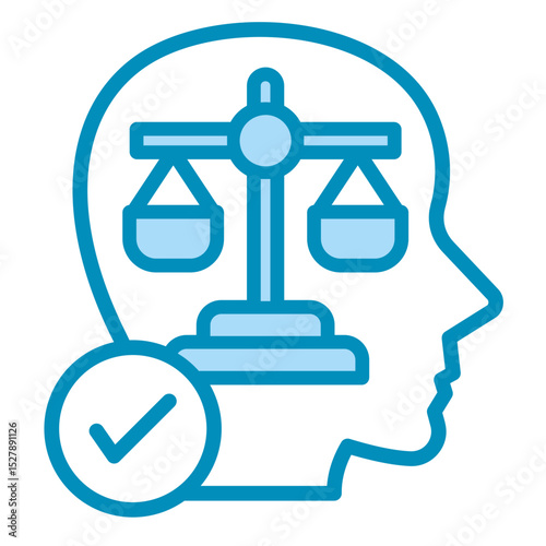 Self-Regulation  Icon Element For Design	