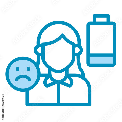 Burnout Prevention  Icon Element For Design	
