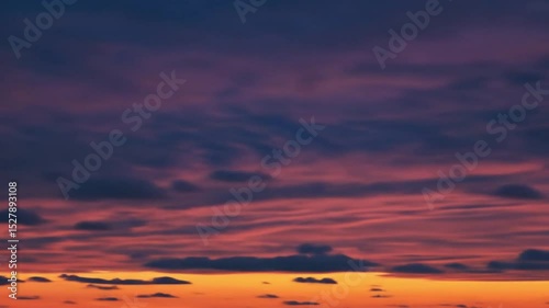 Sunset in The Sky 4k Video