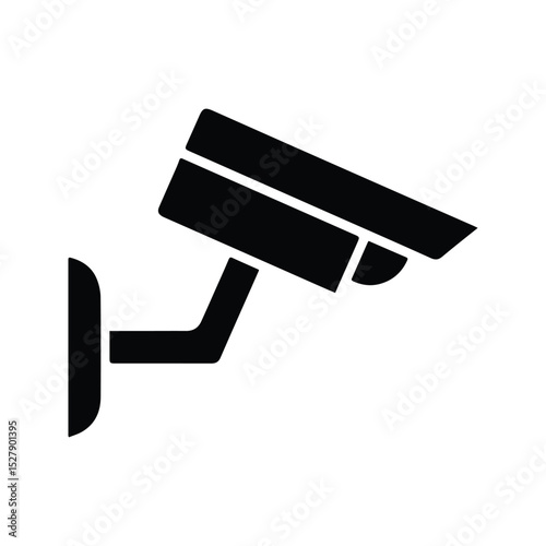 CCTV Icon. Security Camera Illustration. Surveillance Video Camera. Room Corner Camera.