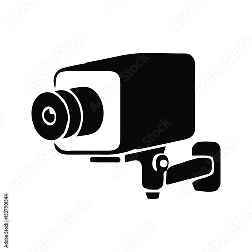 CCTV Icon. Security Camera Illustration. Surveillance Video Camera. Room Corner Camera.