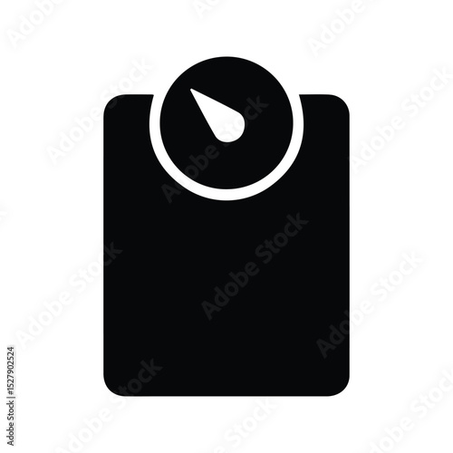 Scale Icon. Digital Weight Scale Illustration. Body Weight Scale.