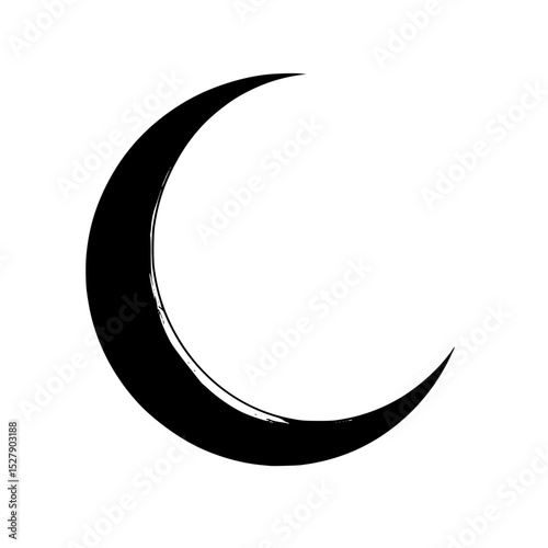 a black and white symbol of a solar eclipse black, eclipse, icon, image, moon, solar, symbol , Generative art.