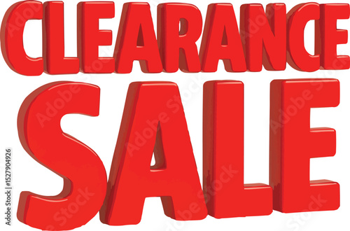 Clearance sale word