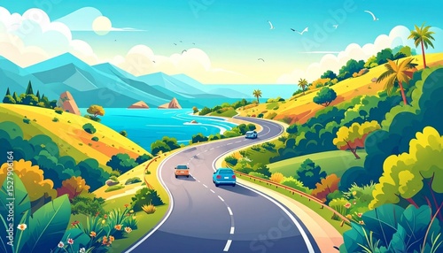 Coastal Highway Summer Drive