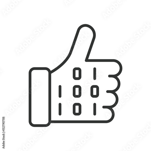 Good code, icon in line design. Good code, clean code, programming, software, development, debugging, algorithm on white background vector. Good code editable stroke icon