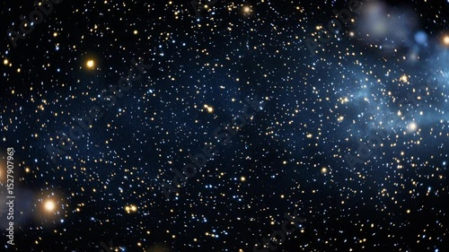 Wallpaper Mural Vast starry sky with scattered stars and cosmic elements   Torontodigital.ca
