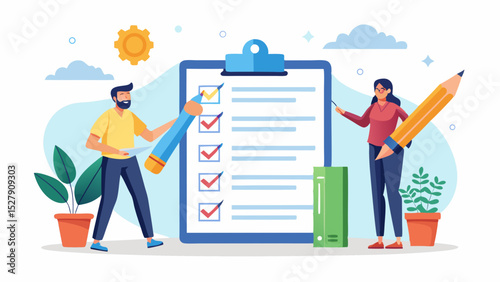 Checklist to complete project task – accomplish work