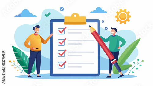 Checklist to complete project task – accomplish work