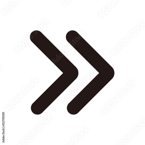 シンプルな矢印のアイコンイラスト
