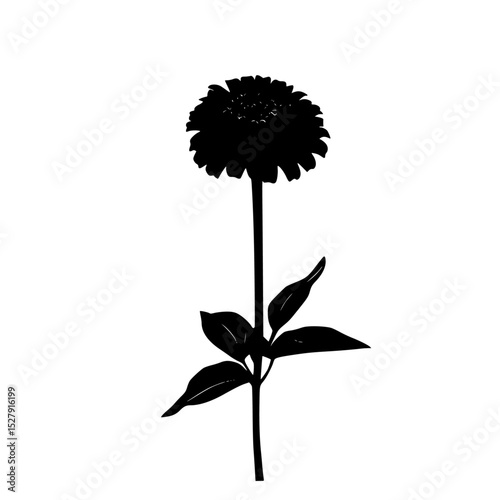 a black silhouette of a flower on a stem black, flower, icon, silhouette, stem, sunflower