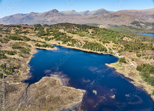 Aerial view of the scotish ...