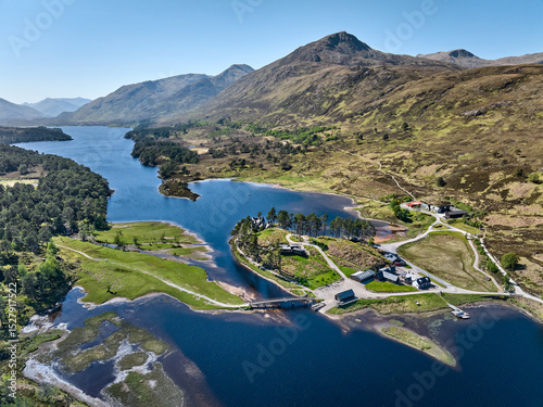 aerial view of Loch Sealbha...