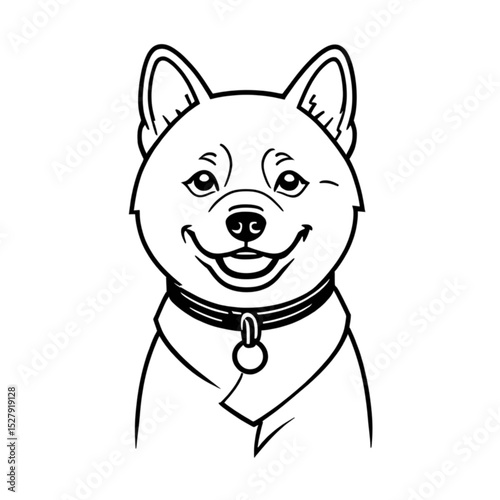 笑顔の柴犬｜Smiling Shiba Inu