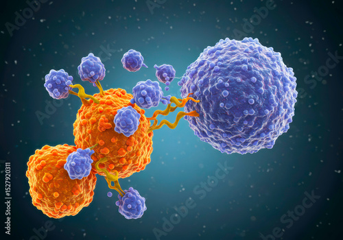 NK-Cell and T-Cell Targeting Cancer – 3D Visualization of DNAM, TIGIT, and PVR Receptor Interactions in Tumor Microenvironment