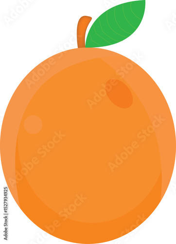 Bael Fruit Clipart – Ayurvedic Tropical Fruit Vector