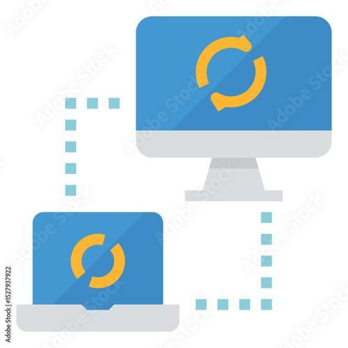 Data synchronization between laptop and desktop computer