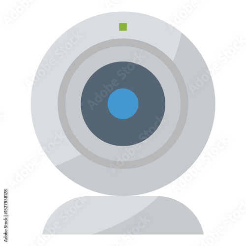 Simple webcam icon illustration for website or app design
