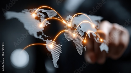 Global Network Connections: A Visual Representation of International Business and Communication