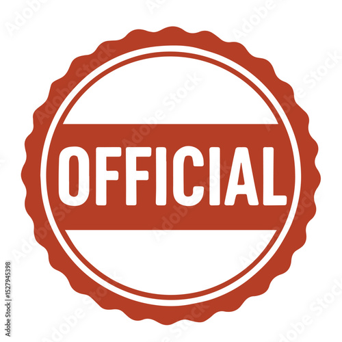 seal official icon stamp frame vector on white background
Vector seal on white background