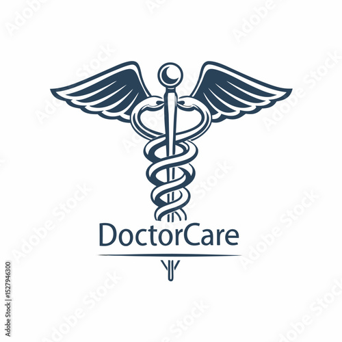 Caduceus medical symbol vector illustration free download online.