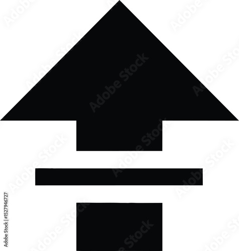 Black Tie Icon Formal Wear, Business Attire, Neckwear Illustration for Design Projects and Presentations