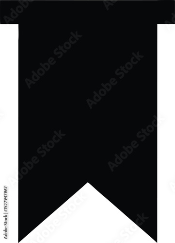 Solid Black Hotel Door Hanger Sign with Holes and Rectangle Base