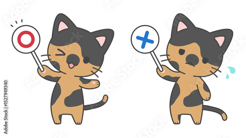 〇×クイズ猫セット