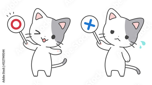 〇×クイズ猫セット