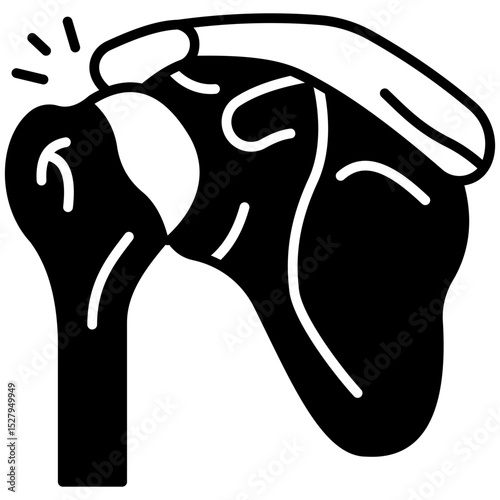 Shoulder Joint Solid Icon