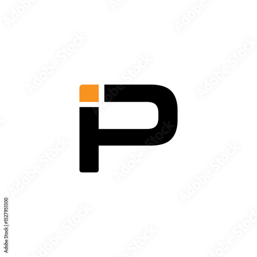 ip letter logo
