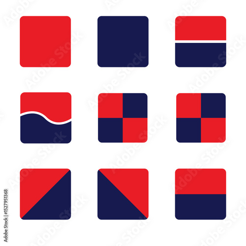 International maritime signal flags displayed in a nine-square grid on a white background