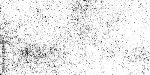 Abstract dust grunge concrete wall dark weathered overly pattern black and white rough vintage distress background.	