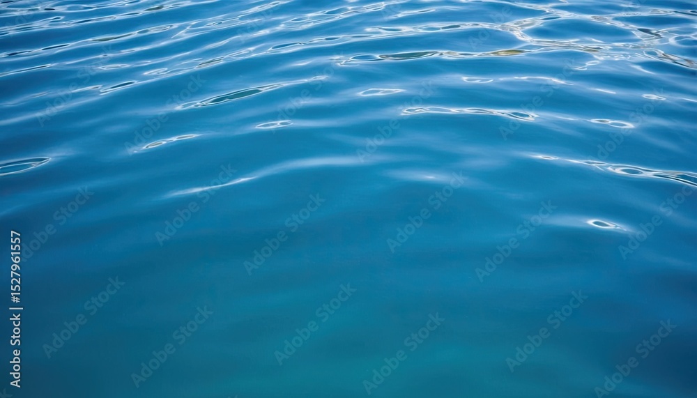 Naklejka premium Blue water ripple background. 7