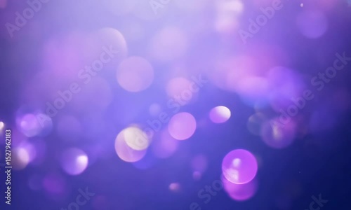 Purple Bokeh Particles: Dreamy Glittering Abstract Background