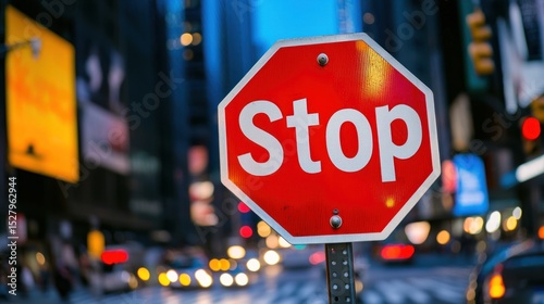 A traffic sign reading 