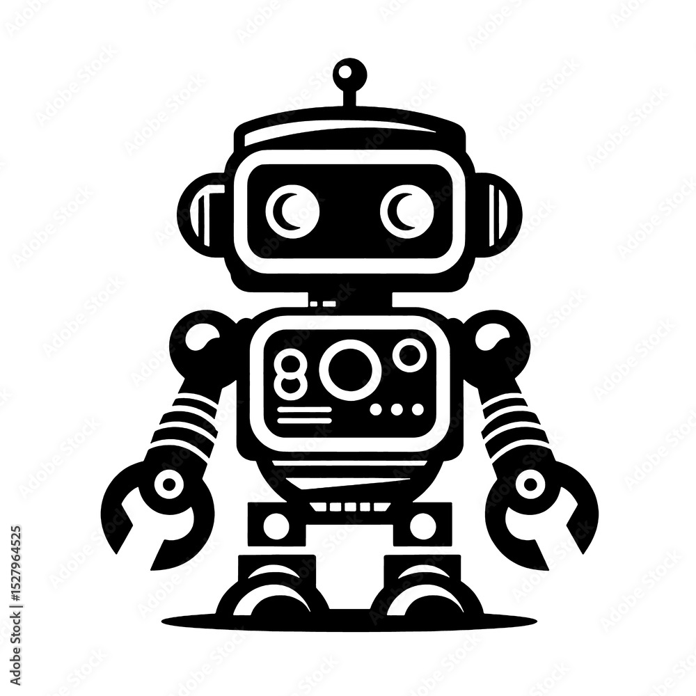 Fototapeta premium robot vector illustration