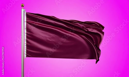 Maroon Fabric Flowing: Smooth Silk Cloth Wave