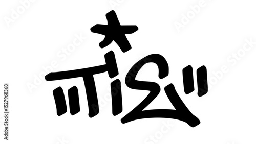 Graffiti tag “Tie” in bold street handstyle. Urban vector lettering perfect for formalwear merch, fashion accessory branding, and stylish lifestyle graphic design.
