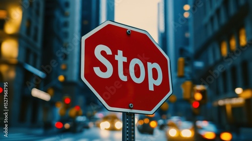 A traffic sign reading 