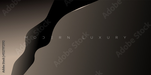 Dark luxury abstract background in deep bronze and black gradients with dynamic flowing shapes and premium textures. Perfect for high-end branding, modern posters, digital banners, and event visuals.
