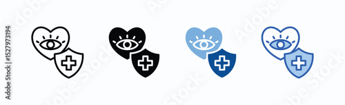 Anticipation icon sheet multiple style collection isolated vector