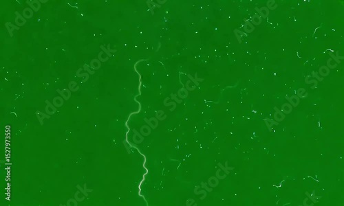 Electric Green Screen Lightning Strikes: Energy Power Motion Graphic