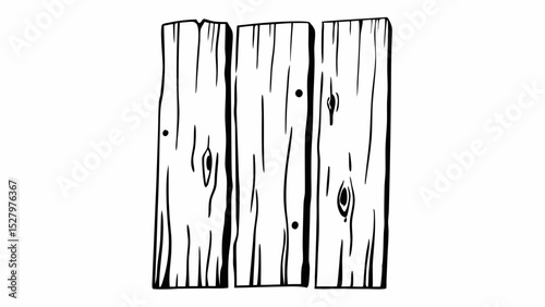 Black and White Wooden planks with rustic texture and natural imperfections create charming backdrop, Vintage style
