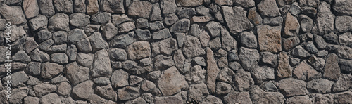 Rough stone wall