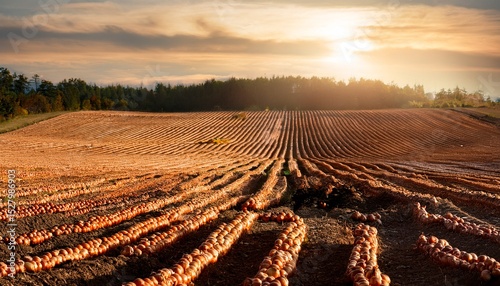 freshly harvested onion