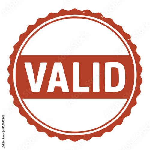 seal valid icon stamp frame vector on white background
Vector seal on white background