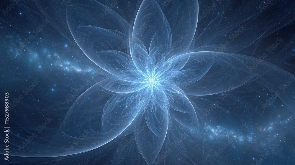 Fototapeta premium Abstract Representation of Energy Fields with Ethereal Aura Design