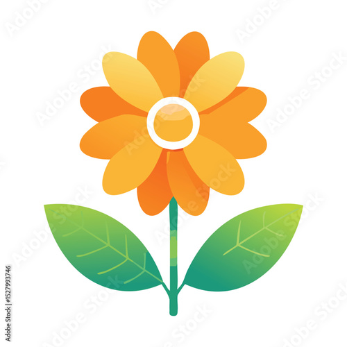 Flower Hand Draw by Kid Cute lovely